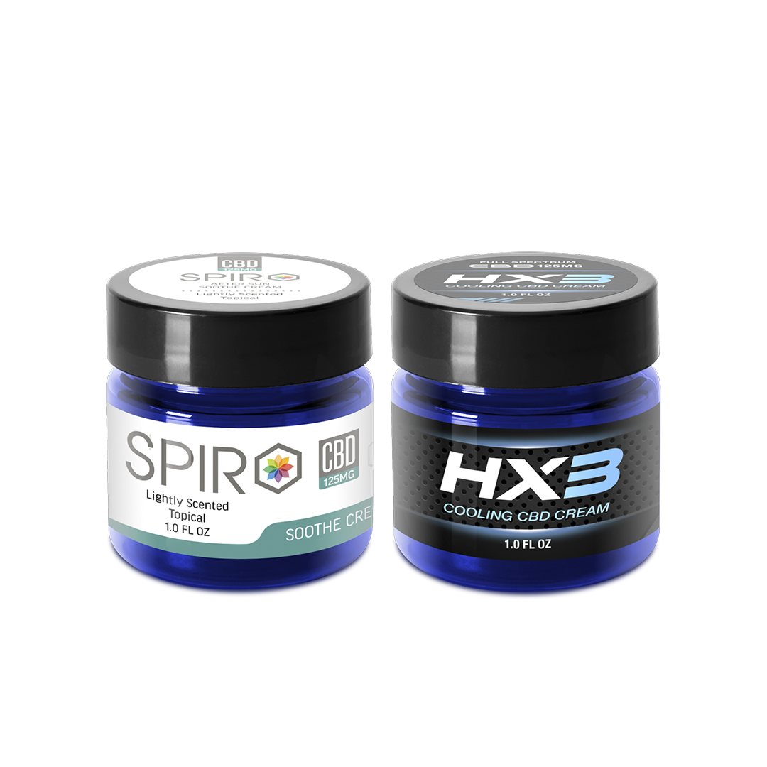 HX3 + SPIRO CBD Cream Sampler - FREE-