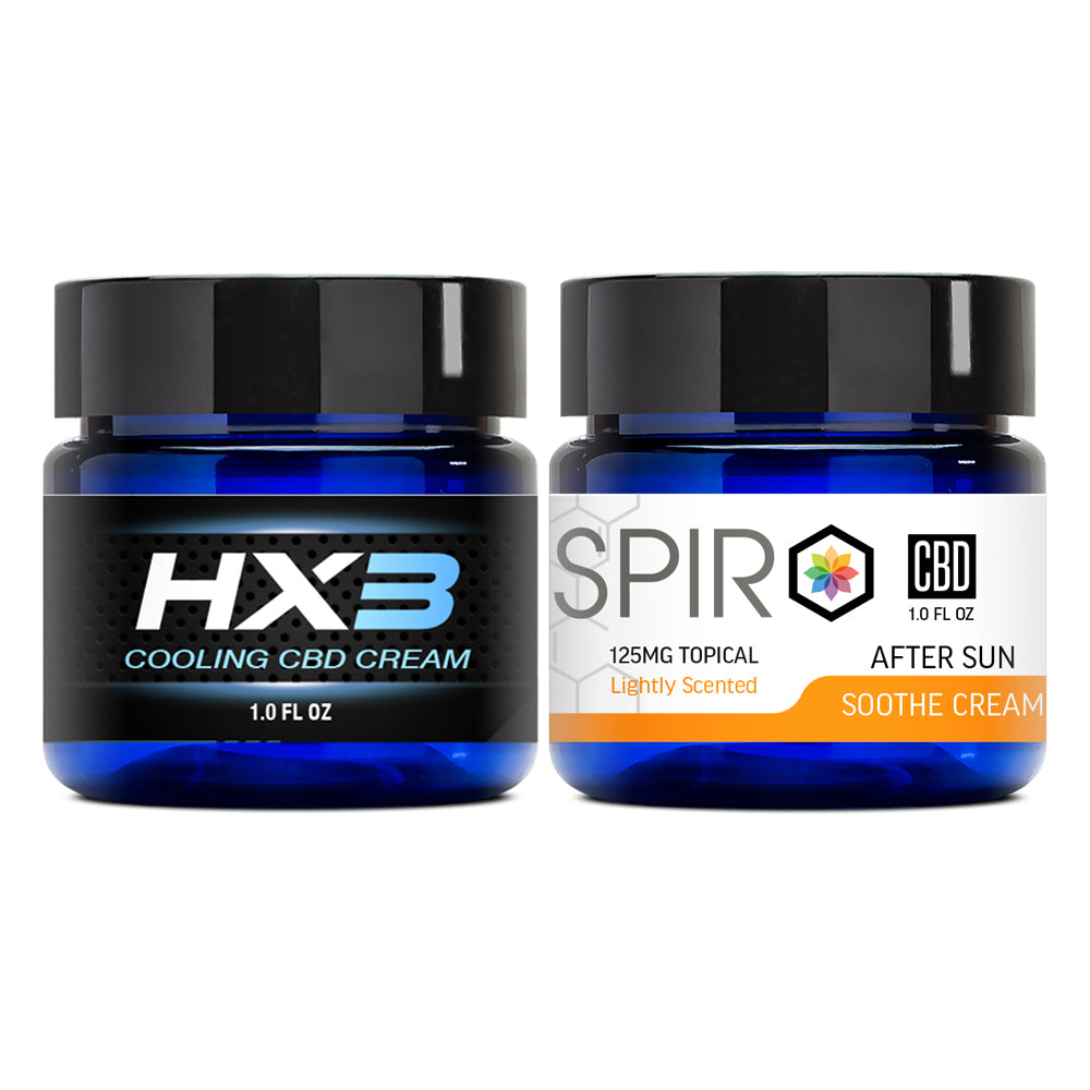 HX3 + SPIRO CBD Cream Sampler-