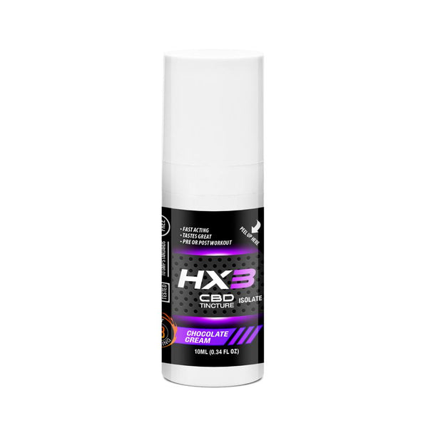 HX3 CBD Fitness Tincture-Chocolate Cream / 500MG 10ML / 10ML