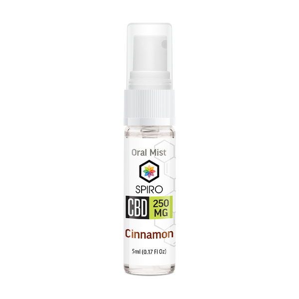 SPIRO CBD Oral Mist Breath Freshener-5ML / 250MG / Cinnamon