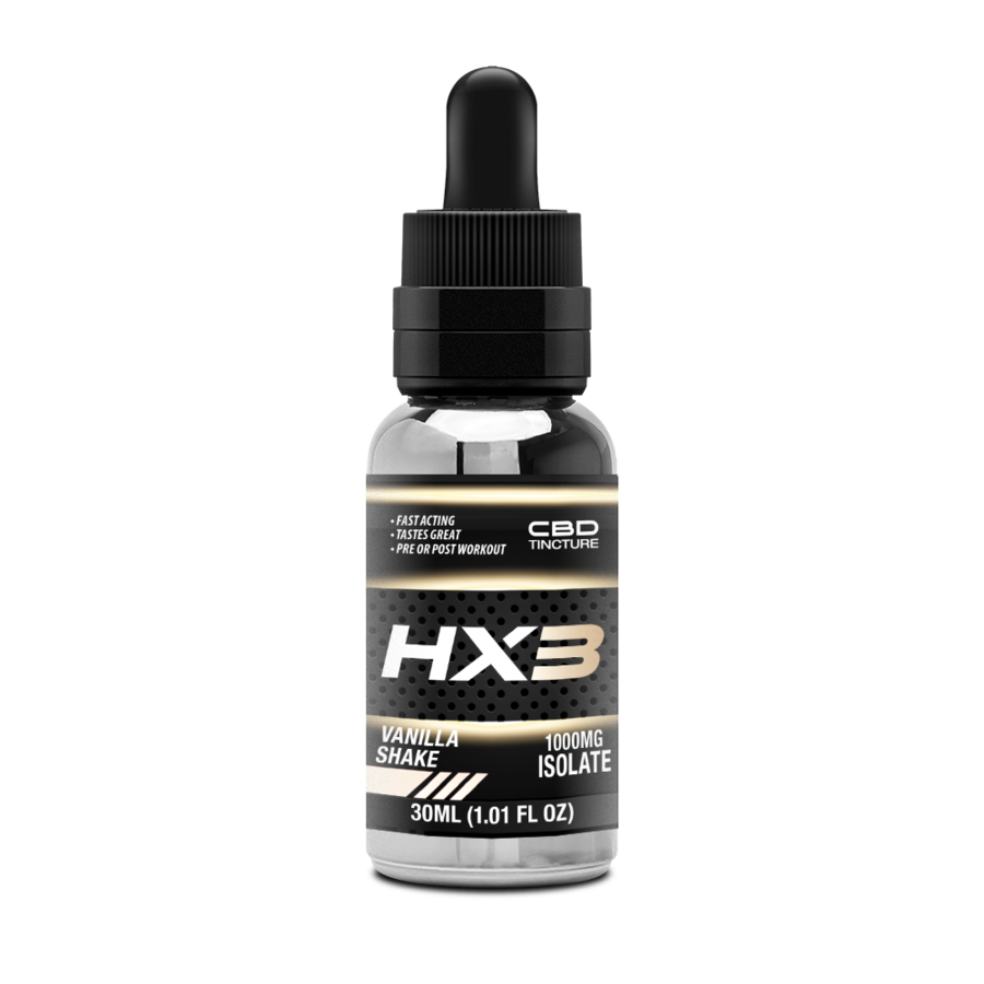 HX3 : Vanilla Shake Isolate CBD 500mg 30ml Oral Tincture-