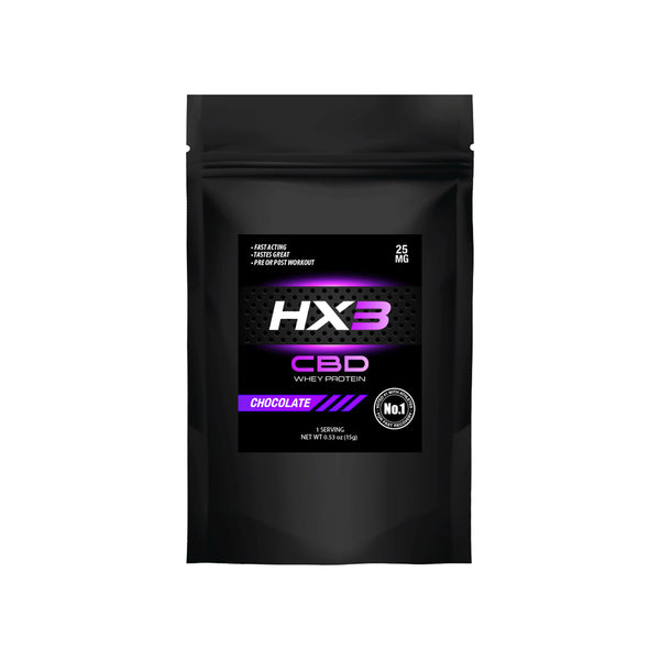 HX3 CBD Whey Protein Powder-15g (25mg) / Chocolate